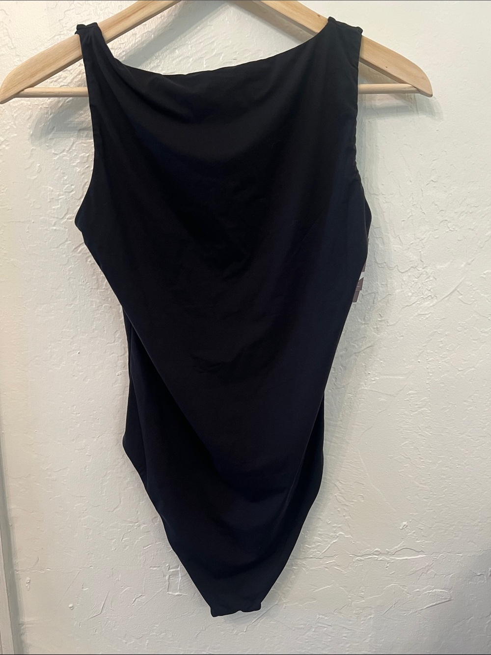 Auden One-Shoulder Black Asymmetric Dress